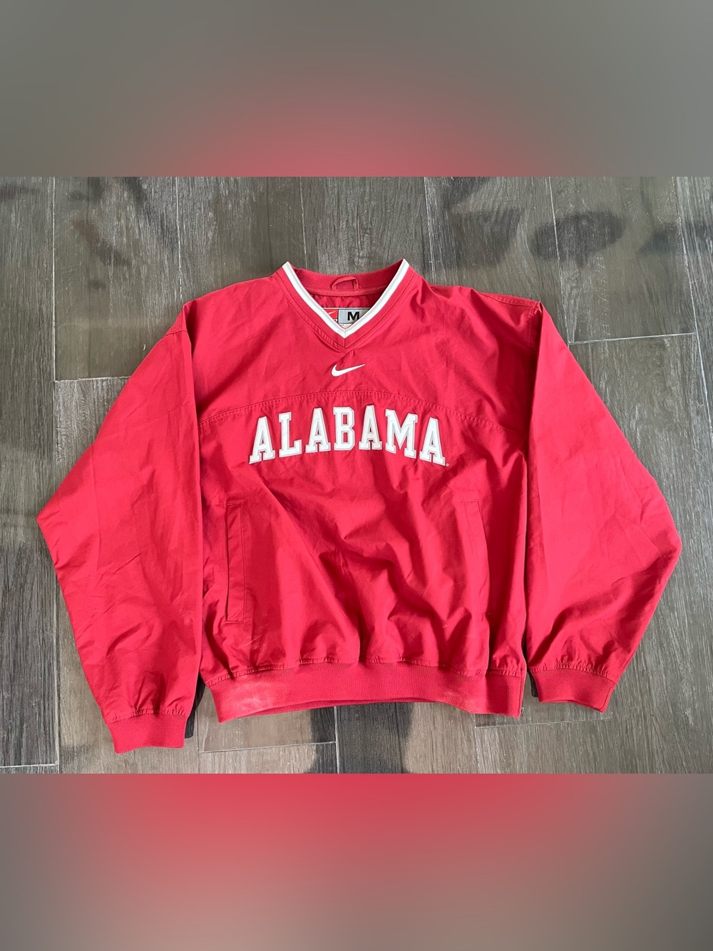 Vintage Nike Red Alabama V-Neck Pullover
